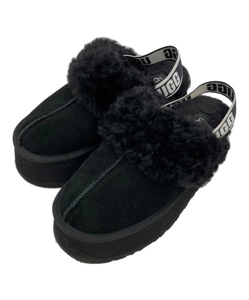 UGG（アグ）UGG (アグ) プラットフォームサンダル Funkette ブラック サイズ:JAPAN 25の古着・服飾アイテム