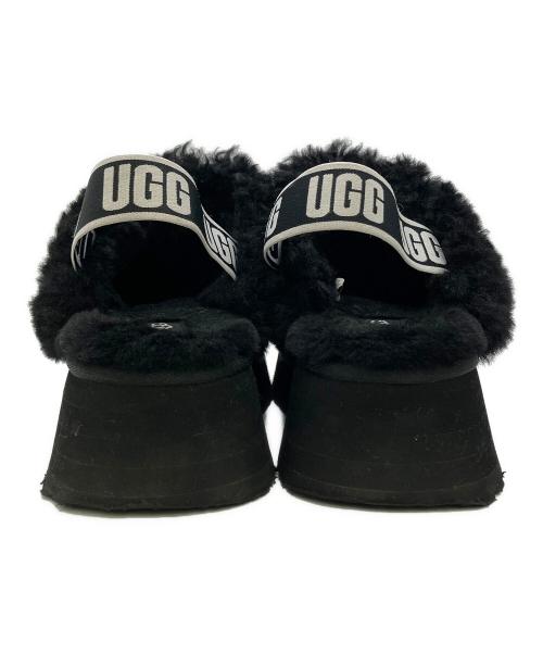 UGG（アグ）UGG (アグ) プラットフォームサンダル Funkette ブラック サイズ:JAPAN 25の古着・服飾アイテム