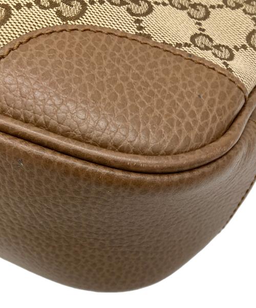 GUCCI（グッチ）GUCCI (グッチ) ブリーGGキャンバスショルダーバッグ ブラウンの古着・服飾アイテム