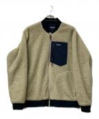 Patagoniaパタゴニア）の古着「ボアジャケット Retro-X Bomber Jacket」｜ブラウン×ネイビー