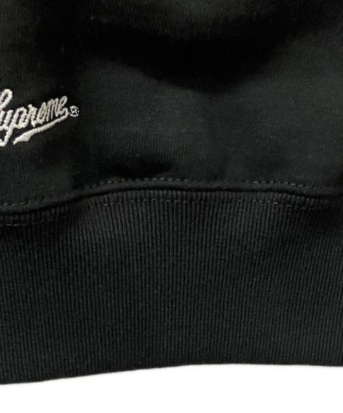 SUPREME（シュプリーム）SUPREME (シュプリーム) ジップパーカー Repeat Script Zip Up Hooded Sweatshirt ブラック サイズ:Largeの古着・服飾アイテム