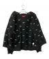 SUPREME (シュプリーム) ジップパーカー Repeat Script Zip Up Hooded Sweatshirt ブラック サイズ:Large：22000円