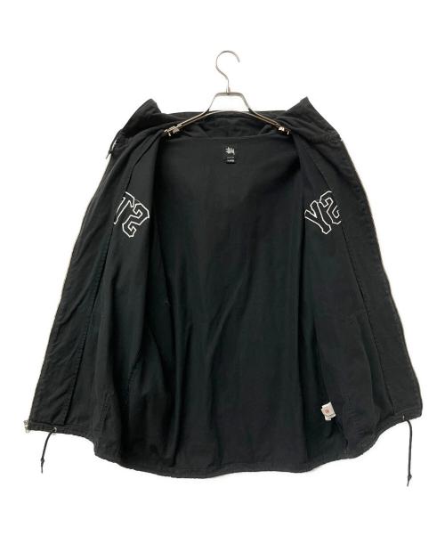 stussy（ステューシー）stussy (ステューシー) パーカー ジップパーカー ブラック サイズ:XLARGEの古着・服飾アイテム