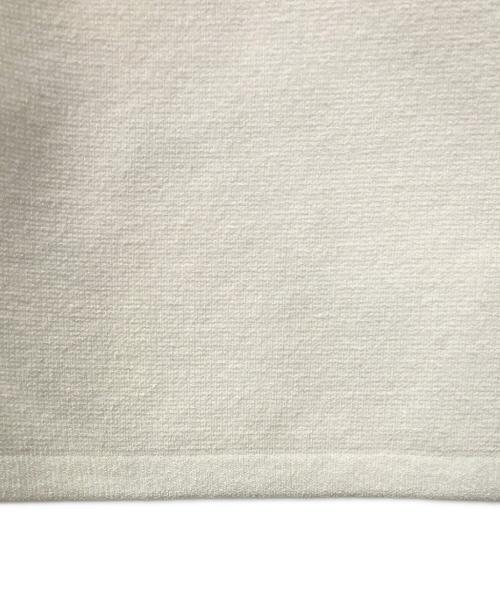 ALEXANDER WANG.T（アレキサンダーワンティー）ALEXANDER WANG.T (アレキサンダーワンティー) 厚手カーディガン Cropped Stretch Knit Cardigan ホワイト×ブラック サイズ:Sの古着・服飾アイテム