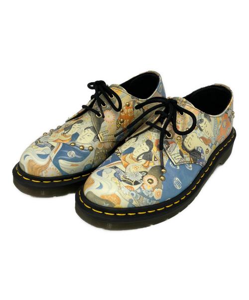 Dr.Martens（ドクターマーチン）Dr.Martens (ドクターマーチン) 1461 3ホールシューズ　浮世絵 マルチカラー サイズ:26の古着・服飾アイテム