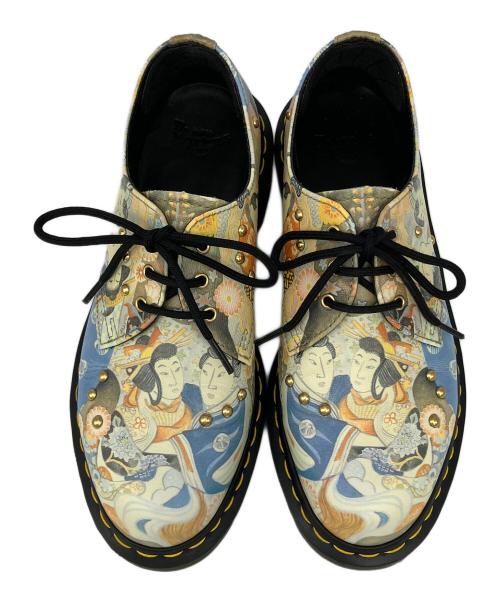 Dr.Martens（ドクターマーチン）Dr.Martens (ドクターマーチン) 1461 3ホールシューズ　浮世絵 マルチカラー サイズ:26の古着・服飾アイテム