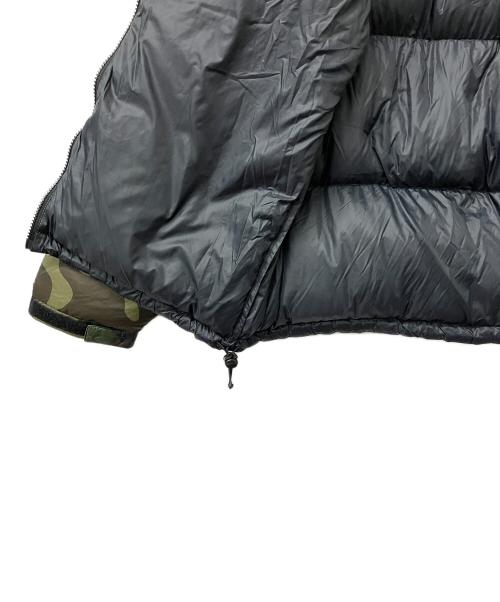 THE NORTH FACE（ザ ノース フェイス）THE NORTH FACE (ザ ノース フェイス) ダウンジャケット Novelty Nuptse Jacket ブラック×グリーン サイズ:Lの古着・服飾アイテム