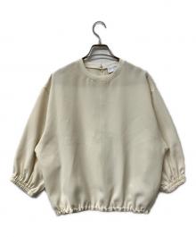 UNITED ARROWS（ユナイテッドアローズ）の古着「長袖ブラウス シャーリングゴム プルオーバー」｜ホワイト