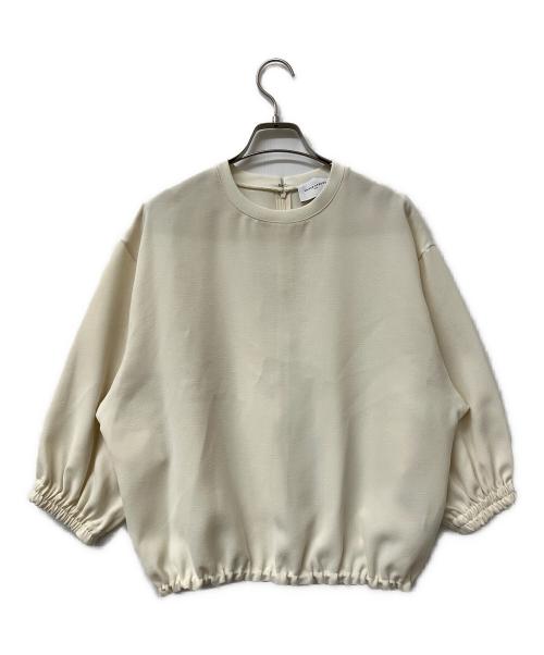 UNITED ARROWS（ユナイテッドアローズ）UNITED ARROWS (ユナイテッドアローズ) 長袖ブラウス シャーリングゴム プルオーバー ホワイト サイズ:36の古着・服飾アイテム
