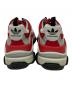 BALENCIAGA (バレンシアガ) adidas (アディダス) スニーカー　TripIeS トリプル S スニーカー グレー×レッド サイズ:27.5：40000円