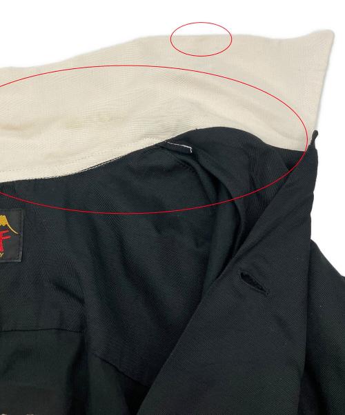 TAILOR TOYO（テーラー東洋）TAILOR TOYO (テーラー東洋) スカシャツ ROARING TIGER ブラック×ホワイト サイズ:Lの古着・服飾アイテム
