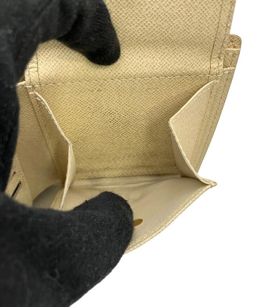 LOUIS VUITTON（ルイ ヴィトン）LOUIS VUITTON (ルイ ヴィトン) 2つ折り財布 ダミエ・アズール  ポルトフォイユ・マルコ アイボリーの古着・服飾アイテム