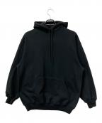 BALENCIAGAバレンシアガ）の古着「パーカー バックロゴプルオーバーパーカー」｜ブラック