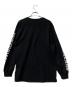 WACKO MARIA (ワコマリア) 長袖カットソー ブラック×ホワイト サイズ:M：6000円