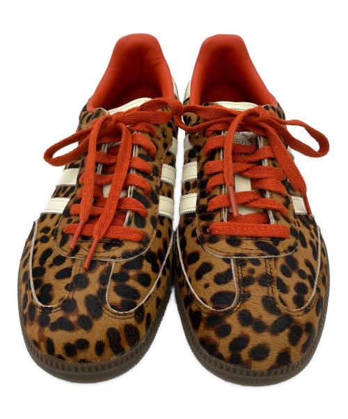 adidas（アディダス）adidas (アディダス) ローカットスニーカー　SAMBA　OG　ヒョウ柄① ブラウン×ホワイト サイズ:27.5の古着・服飾アイテム