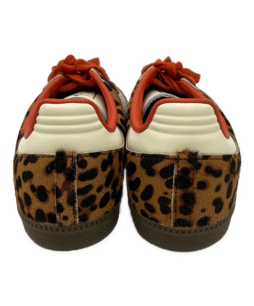 adidas（アディダス）adidas (アディダス) ローカットスニーカー　SAMBA　OG　ヒョウ柄① ブラウン×ホワイト サイズ:27.5の古着・服飾アイテム