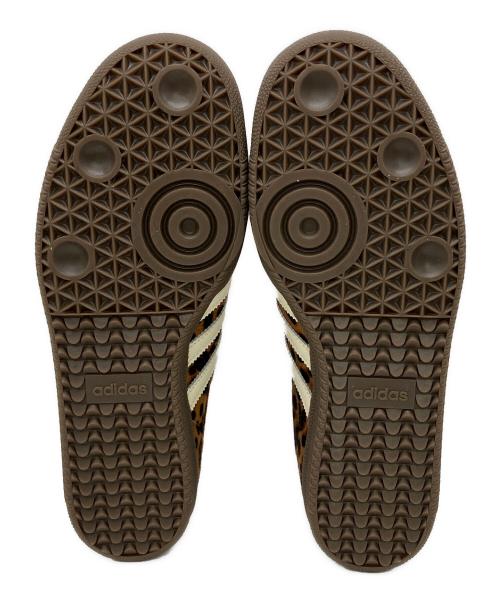 adidas（アディダス）adidas (アディダス) ローカットスニーカー　SAMBA　OG　ヒョウ柄① ブラウン×ホワイト サイズ:27.5の古着・服飾アイテム