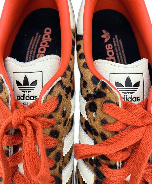adidas（アディダス）adidas (アディダス) ローカットスニーカー　SAMBA　OG　ヒョウ柄① ブラウン×ホワイト サイズ:27.5の古着・服飾アイテム