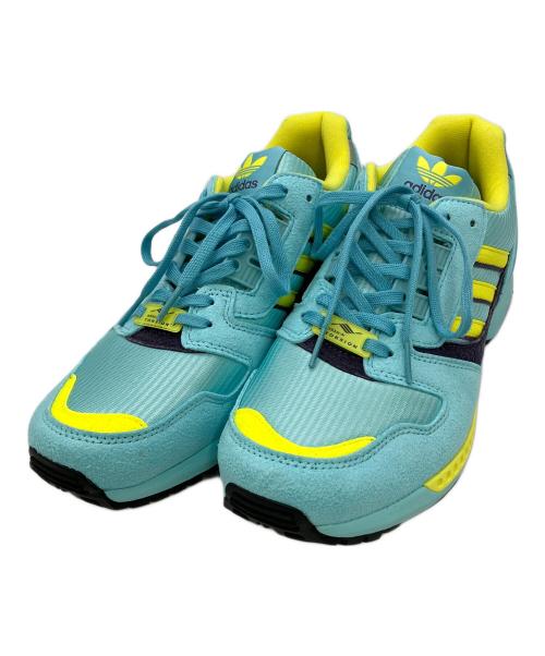 adidas（アディダス）adidas (アディダス) ローカットスニーカー　ZX8000　② スカイブルー×イエロー サイズ:27の古着・服飾アイテム