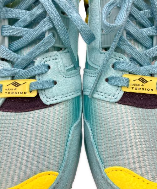 adidas（アディダス）adidas (アディダス) ローカットスニーカー　ZX8000　② スカイブルー×イエロー サイズ:27の古着・服飾アイテム