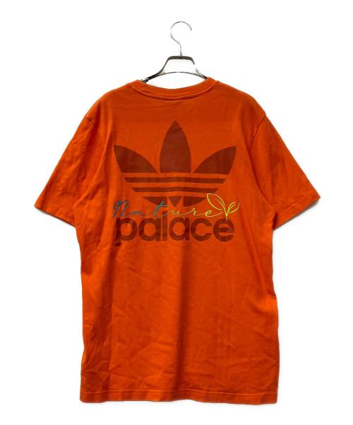 adidas（アディダス）adidas (アディダス) PALACE (パレス) 半袖カットソー　 オレンジ サイズ:Mの古着・服飾アイテム