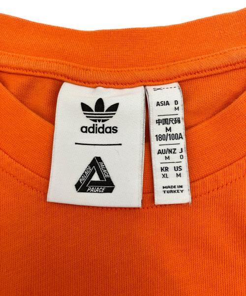 adidas（アディダス）adidas (アディダス) PALACE (パレス) 半袖カットソー　 オレンジ サイズ:Mの古着・服飾アイテム