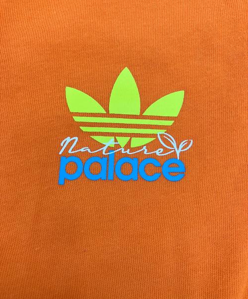 adidas（アディダス）adidas (アディダス) PALACE (パレス) 半袖カットソー　 オレンジ サイズ:Mの古着・服飾アイテム