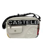 CASTELBAJACカステルバジャック）の古着「ショルダーバッグ」｜ホワイト×グリーン