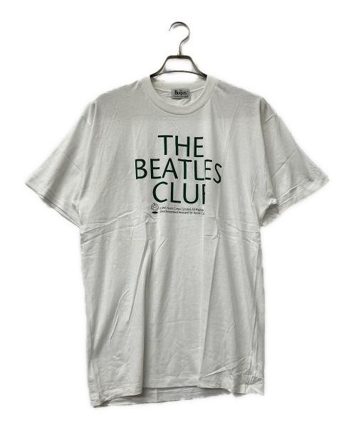 THE BEATLES（ビートルズ）THE BEATLES (ビートルズ) 半袖カットソー　コピーライト96年 ホワイト サイズ:Lの古着・服飾アイテム