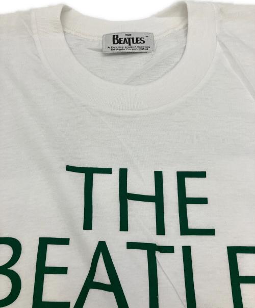 THE BEATLES（ビートルズ）THE BEATLES (ビートルズ) 半袖カットソー　コピーライト96年 ホワイト サイズ:Lの古着・服飾アイテム