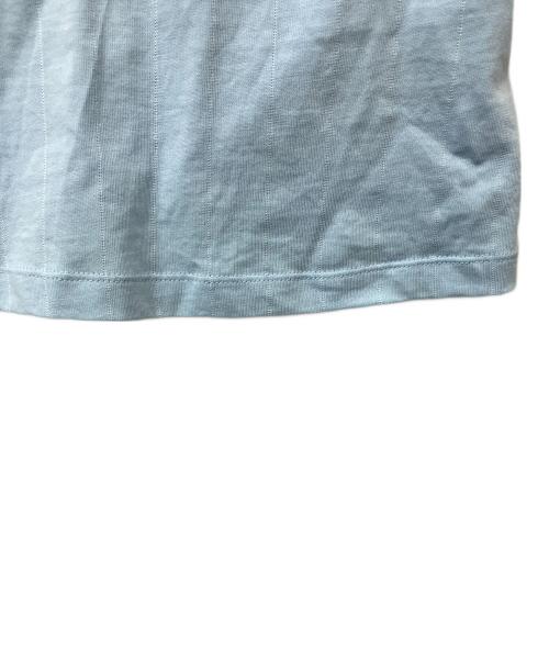 adidas（アディダス）adidas (アディダス) 半袖カットソー リニア グラフィック カリ半袖Tシャツ ブルー サイズ:J Lの古着・服飾アイテム