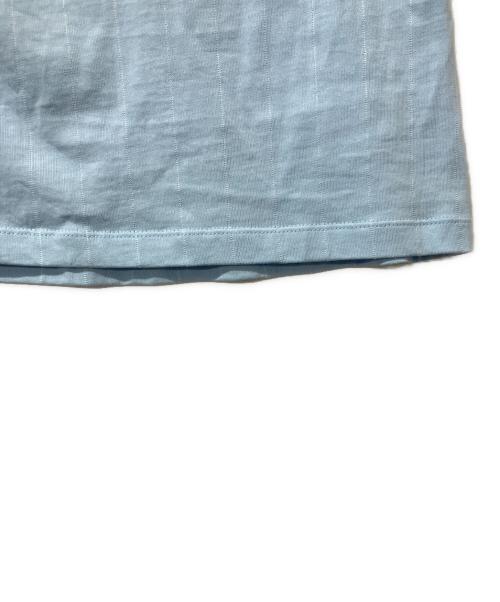 adidas（アディダス）adidas (アディダス) 半袖カットソー リニア グラフィック カリ半袖Tシャツ ブルー サイズ:J Lの古着・服飾アイテム