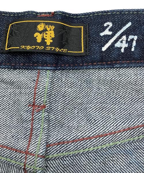 ZEN CLOTHING（ゼン クロージング）ZEN CLOTHING (ゼン クロージング) デニムパンツ　和柄ペイント　総生産数47本限定（2/47） インディゴ サイズ:Mの古着・服飾アイテム