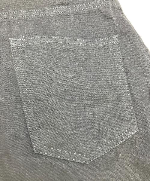 JOHN LAWRENCE SULLIVAN（ジョン ローレンス サリバン）JOHN LAWRENCE SULLIVAN (ジョン ローレンス サリバン) RIGID DENIM WIDE PANTS ブラック サイズ:Sの古着・服飾アイテム