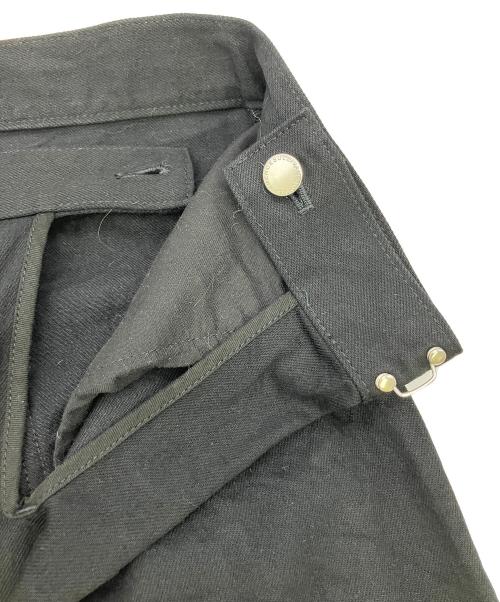 JOHN LAWRENCE SULLIVAN（ジョン ローレンス サリバン）JOHN LAWRENCE SULLIVAN (ジョン ローレンス サリバン) RIGID DENIM WIDE PANTS ブラック サイズ:Sの古着・服飾アイテム