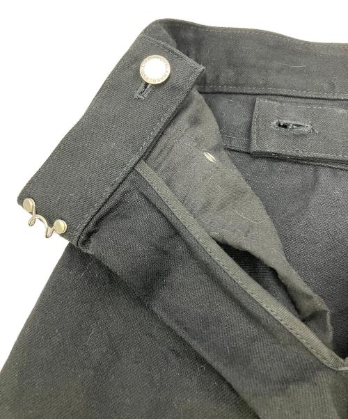 JOHN LAWRENCE SULLIVAN（ジョン ローレンス サリバン）JOHN LAWRENCE SULLIVAN (ジョン ローレンス サリバン) RIGID DENIM WIDE PANTS ブラック サイズ:Sの古着・服飾アイテム