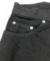 中古・古着 JOHN LAWRENCE SULLIVAN (ジョン ローレンス サリバン) RIGID DENIM WIDE PANTS ブラック サイズ:S：14000円