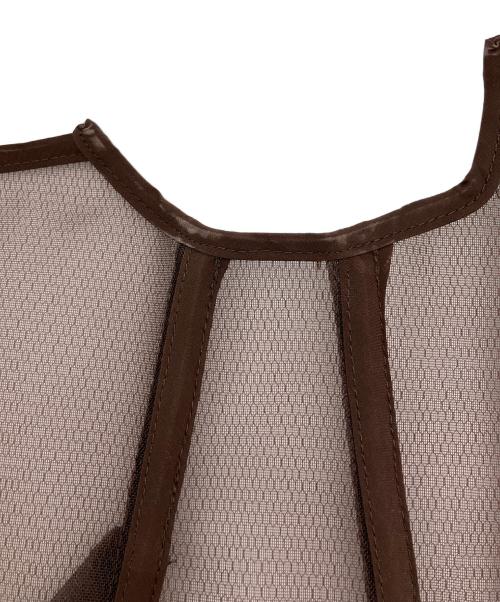 MAISON SPECIAL（メゾンスペシャル）MAISON SPECIAL (メゾンスペシャル) キャミソール  ブラウン サイズ:FREEの古着・服飾アイテム