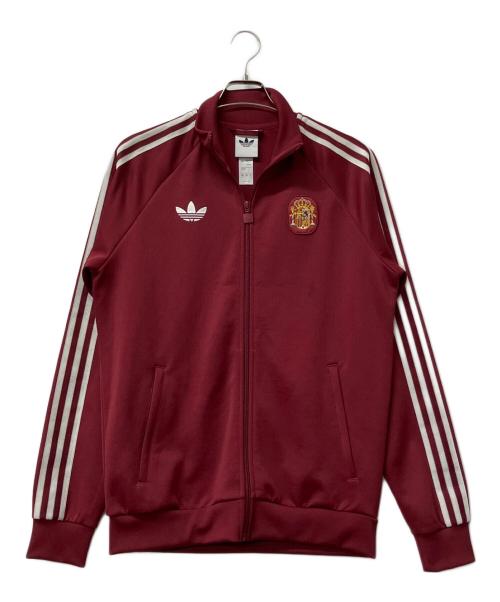 adidas（アディダス）adidas (アディダス) トラックトップ　スペイン代表 エンジ サイズ:Lの古着・服飾アイテム