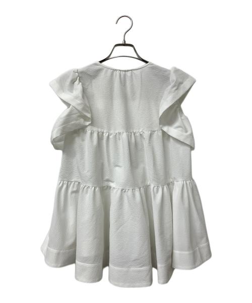 CELFORD（セルフォード）CELFORD (セルフォード) チュニック ピンタックチュニックブラウス ホワイト サイズ:Fの古着・服飾アイテム