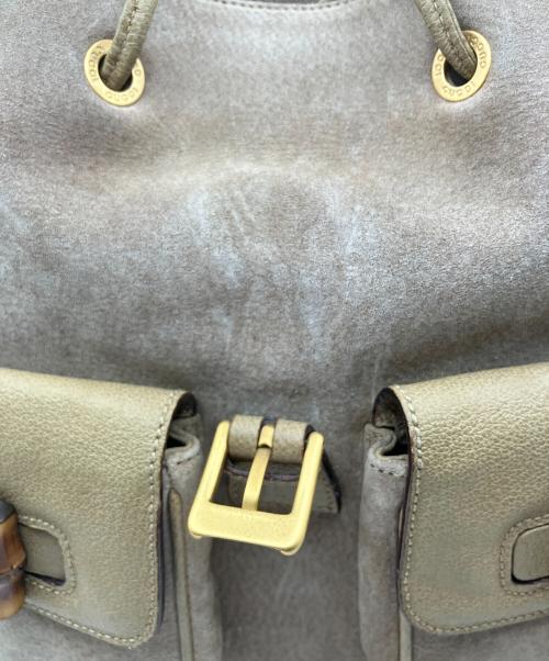 GUCCI（グッチ）GUCCI (グッチ) リュック バンブーリュック 003･2058･0016 ブラウンの古着・服飾アイテム