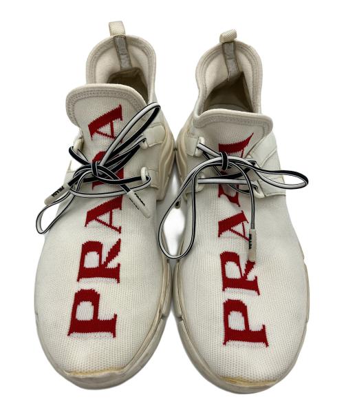 PRADA（プラダ）PRADA (プラダ) スニーカー ホワイト サイズ:不明の古着・服飾アイテム