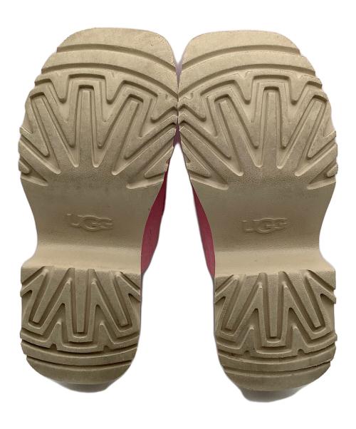 UGG（アグ）UGG (アグ) 厚底サンダル New Heights Slide ピンク×ブラウン サイズ:JAPAN 23の古着・服飾アイテム