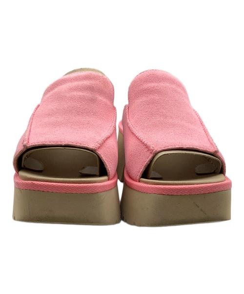 UGG（アグ）UGG (アグ) 厚底サンダル New Heights Slide ピンク×ブラウン サイズ:JAPAN 23の古着・服飾アイテム