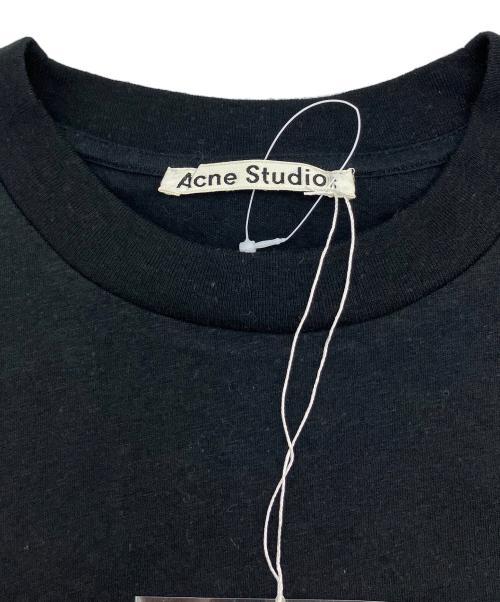 Acne studios（アクネ ストゥディオズ）Acne studios (アクネ ストゥディオズ) 半袖カットソー リバースラベルパッチ バックロゴTシャツ ブラック サイズ:XSの古着・服飾アイテム
