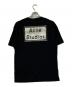 Acne studios (アクネ ストゥディオズ) 半袖カットソー リバースラベルパッチ バックロゴTシャツ ブラック サイズ:XS：9000円