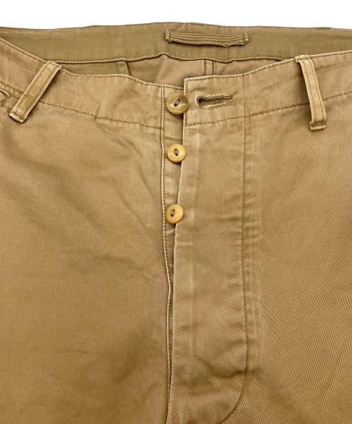 NIGEL CABOURN（ナイジェルケーボン）NIGEL CABOURN (ナイジェルケーボン) チノパン BASIC CHINO PANT（ベーシック チノパンツ） ベージュ サイズ:Lの古着・服飾アイテム