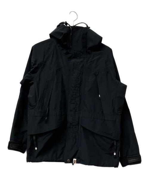 A BATHING APE（アベイシングエイプ）A BATHING APE (アベイシングエイプ)  ゴアテックス マウンテンパーカー ブラック サイズ:Mの古着・服飾アイテム