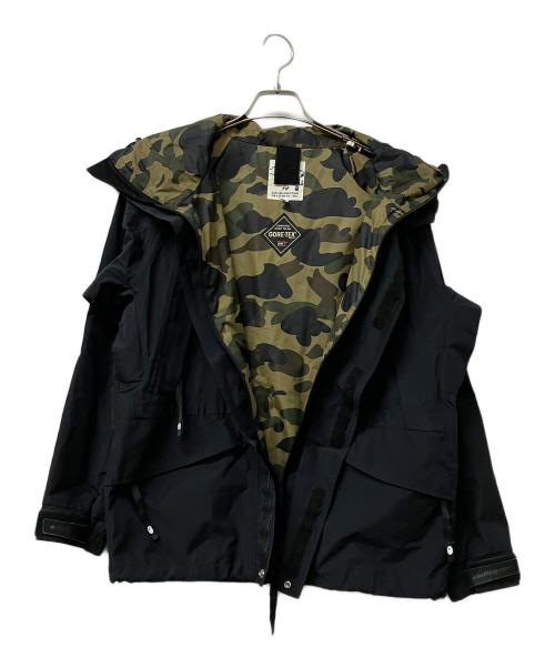 A BATHING APE（アベイシングエイプ）A BATHING APE (アベイシングエイプ)  ゴアテックス マウンテンパーカー ブラック サイズ:Mの古着・服飾アイテム