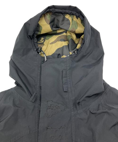A BATHING APE（アベイシングエイプ）A BATHING APE (アベイシングエイプ)  ゴアテックス マウンテンパーカー ブラック サイズ:Mの古着・服飾アイテム
